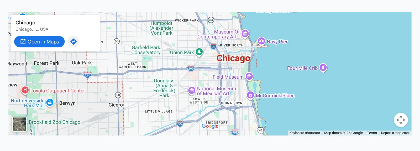 Google map block example